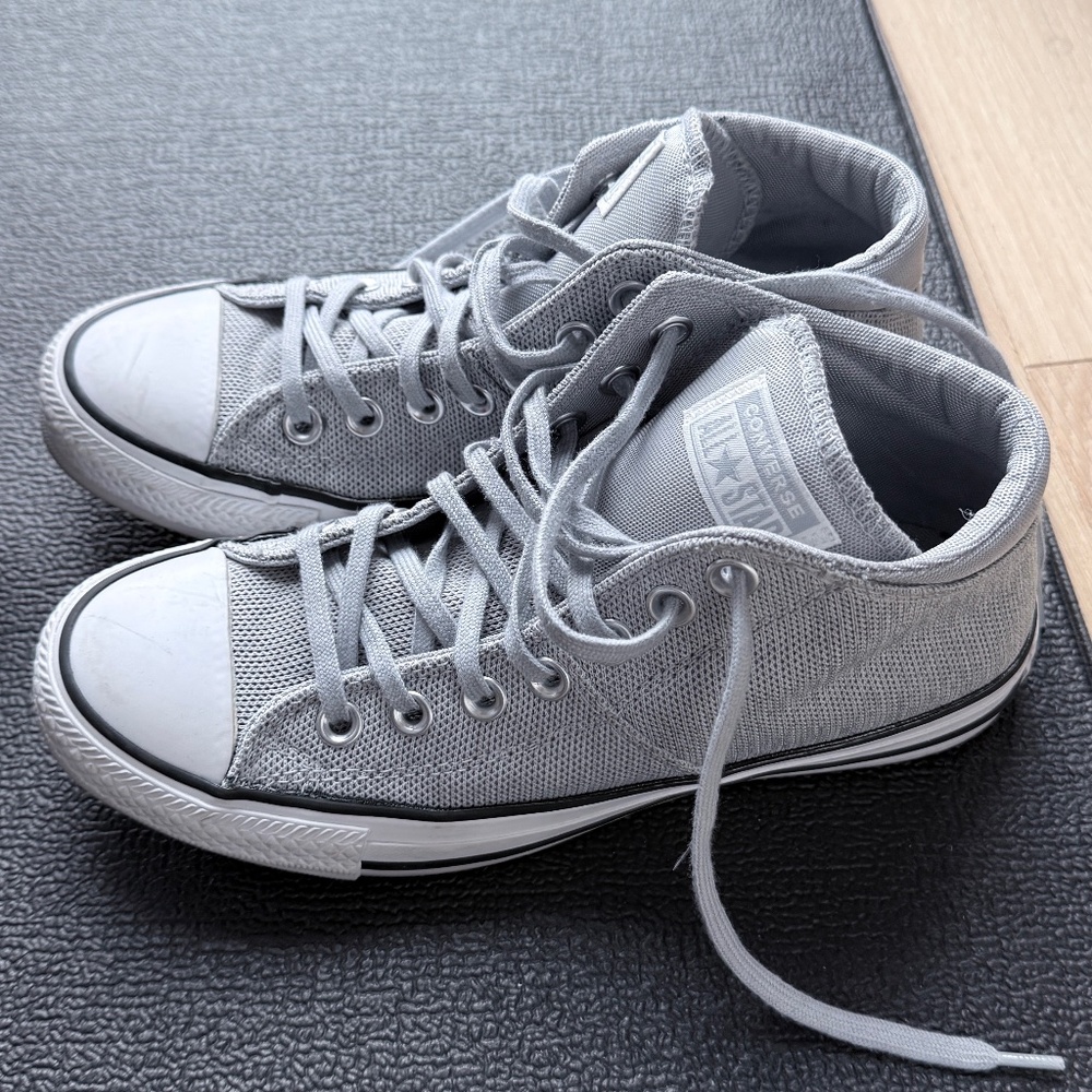 RARE Converse Women's Chuck Taylor All Star Madison Mid Sneakers Grey 562492C